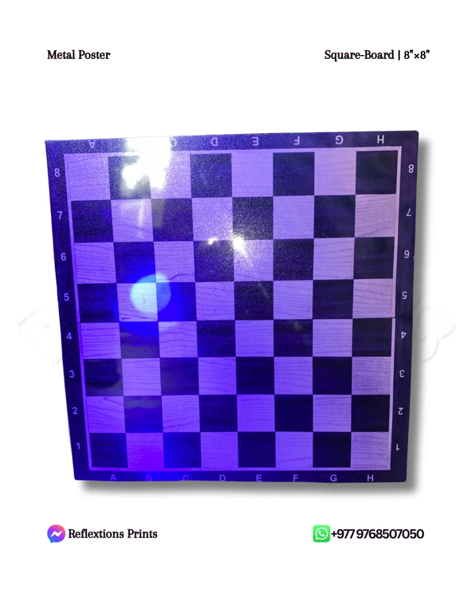 Square Board-8"×8" | Metal Posters | Games