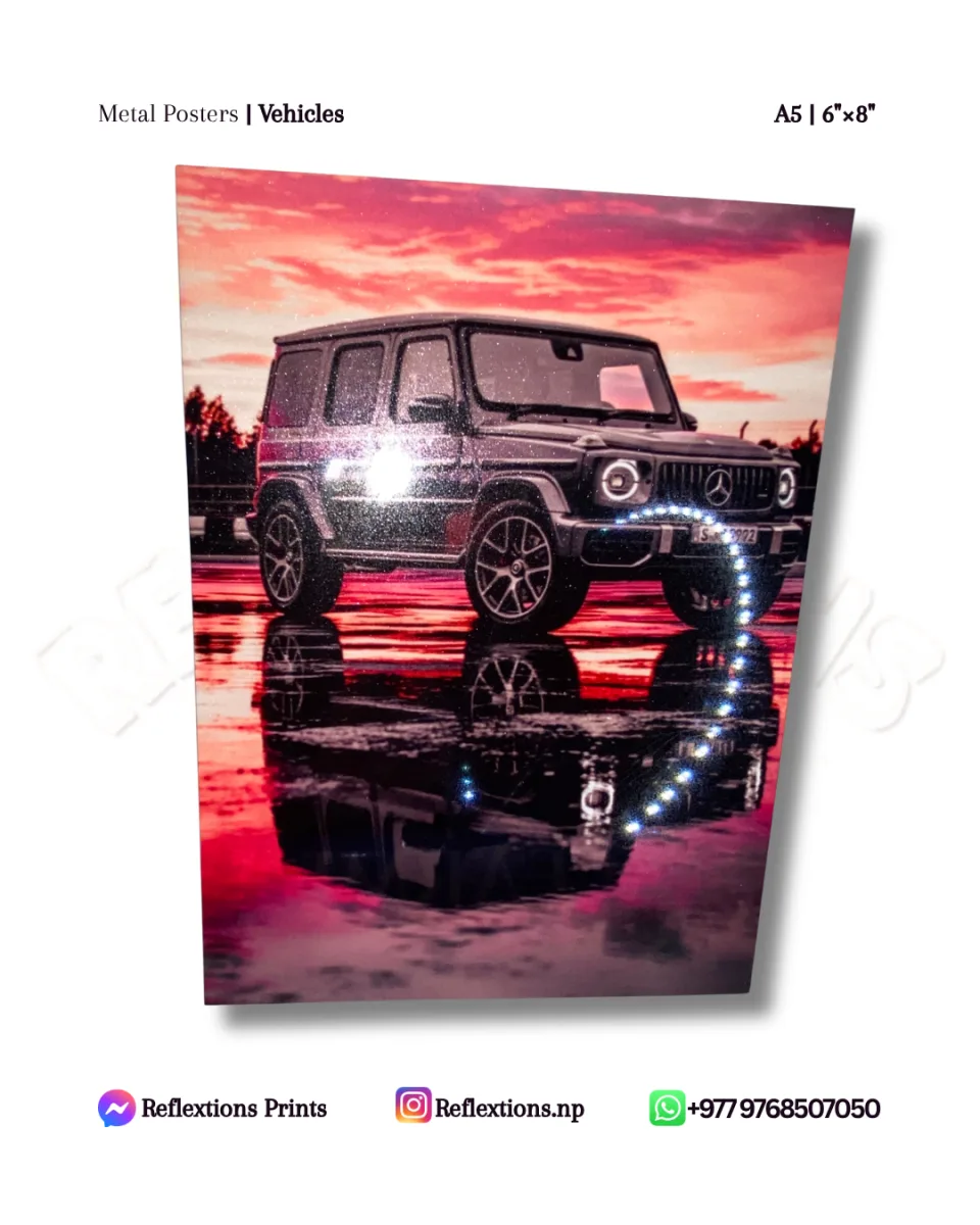 A5-6"×8" | Metal Posters | Vehicles