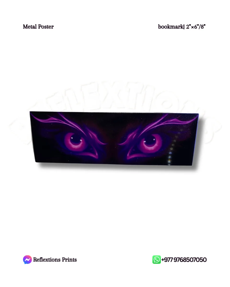 Bookmark-6"×2" | Metal Posters