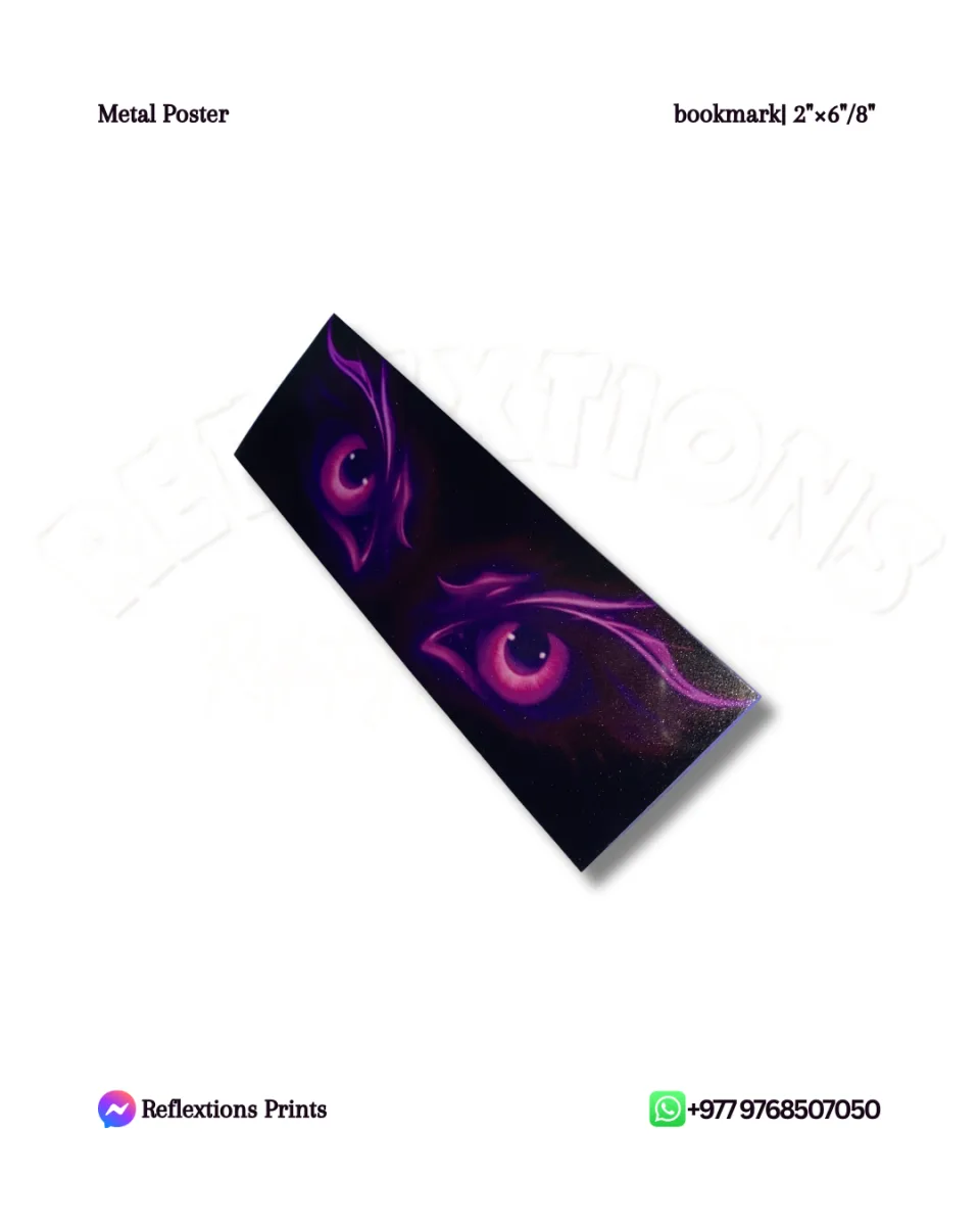 Bookmark-6"×2" | Metal Posters