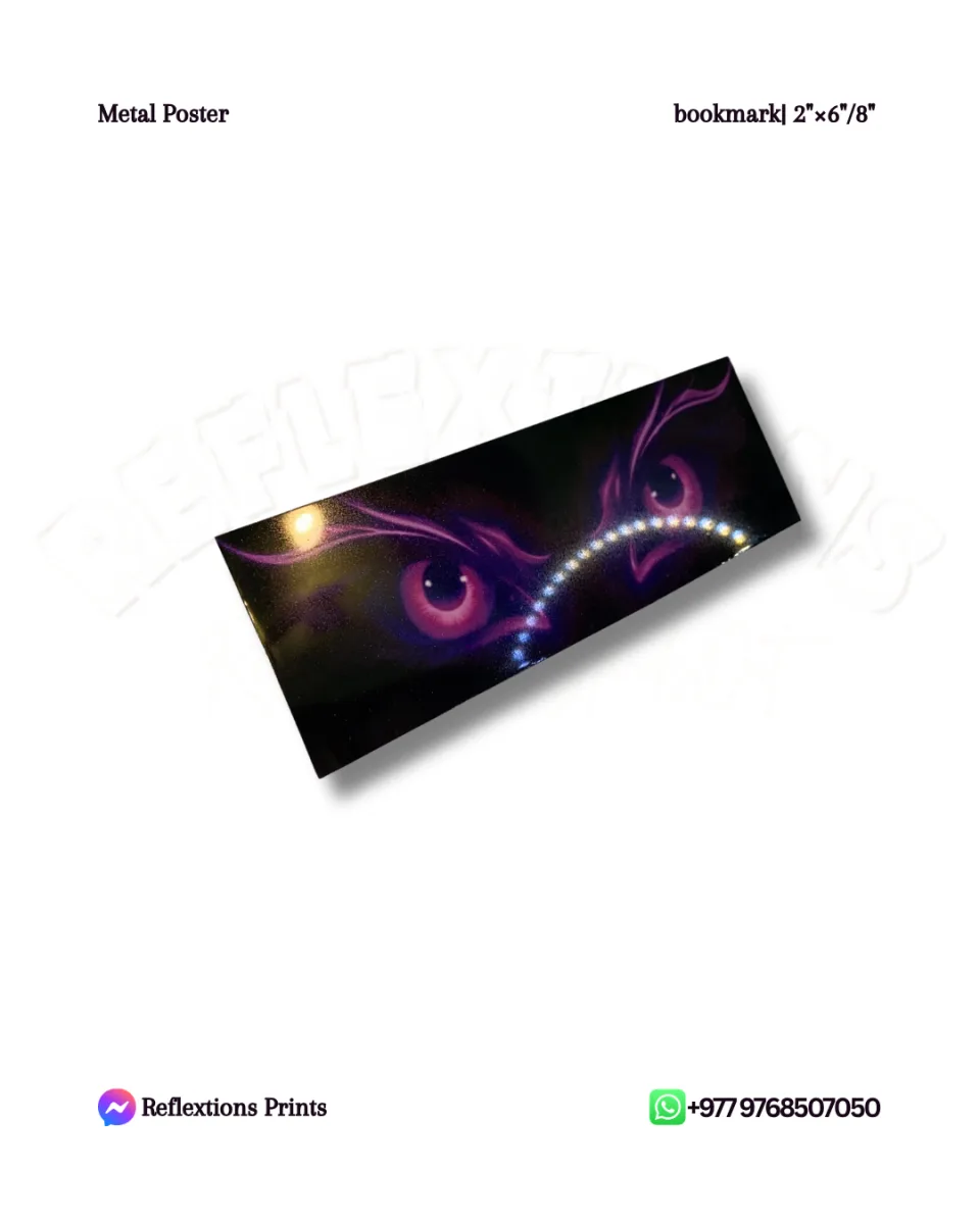 Bookmark-6"×2" | Metal Posters