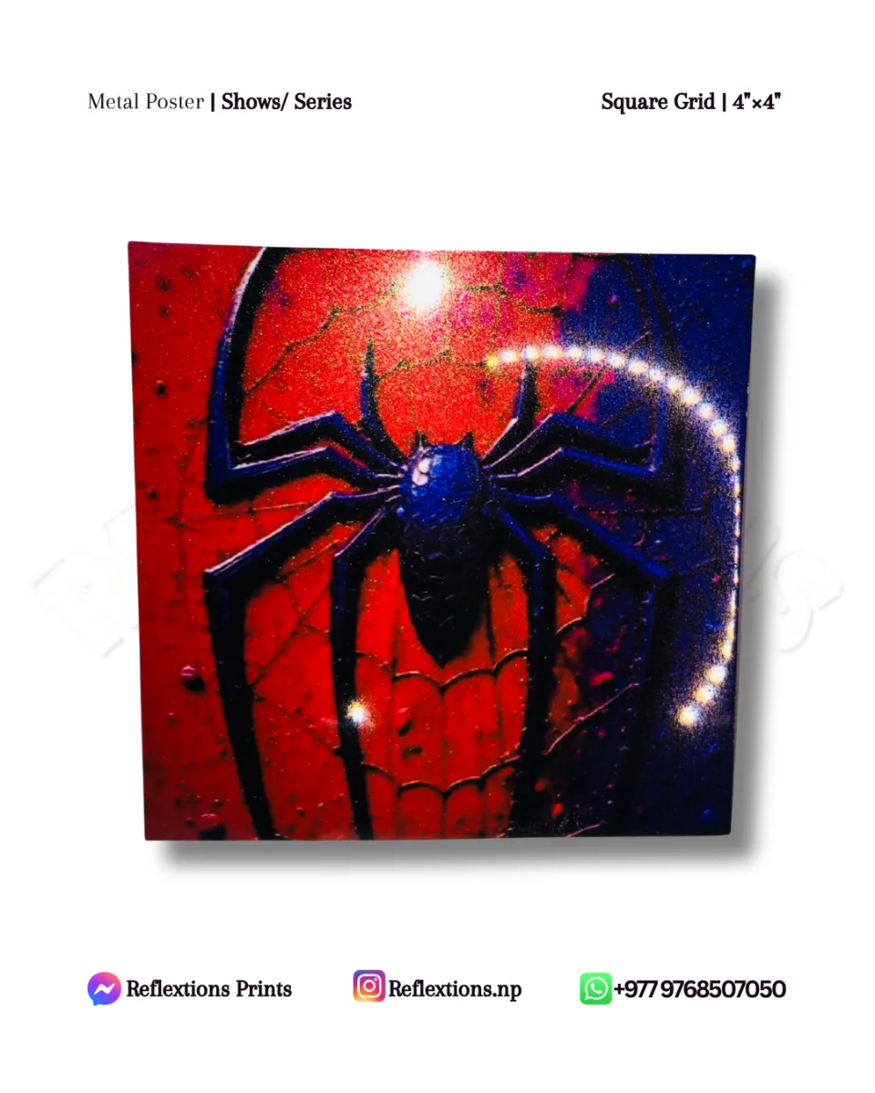 Square Grid-4"×4" | Metal Posters | Shows/Series