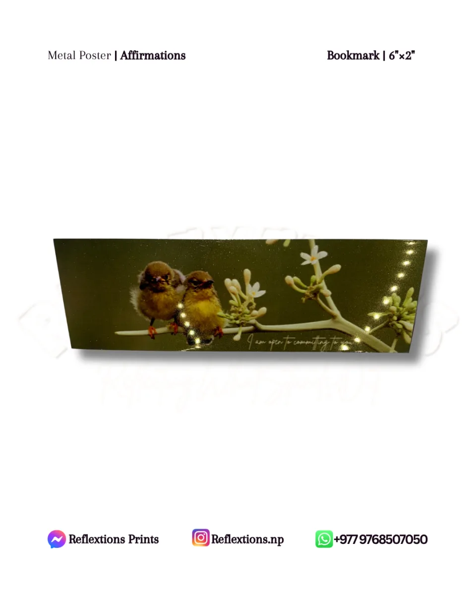 Bookmark-6"×2" | Metal Posters |Affirmations