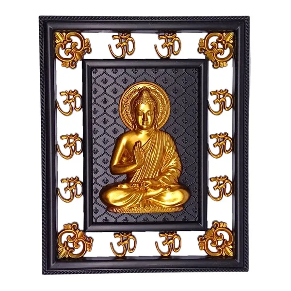 Lord Buddha Statue Wall Hanging Frame