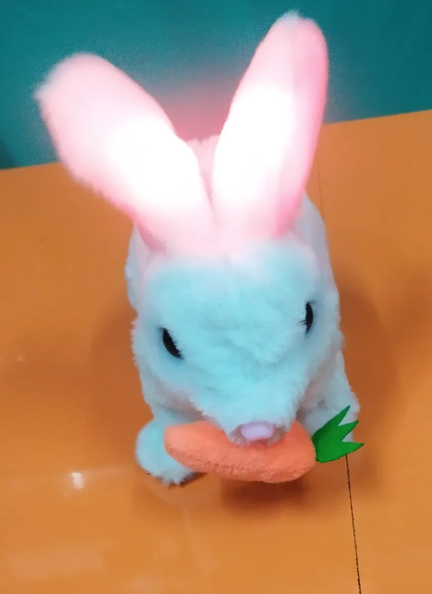 Battery Operated Walking & Sounding Rabbit Toy