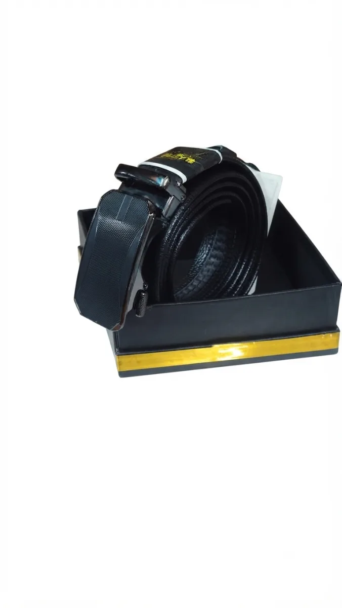 Stylish Box Packed Formal & Casual Belt for Men – Black