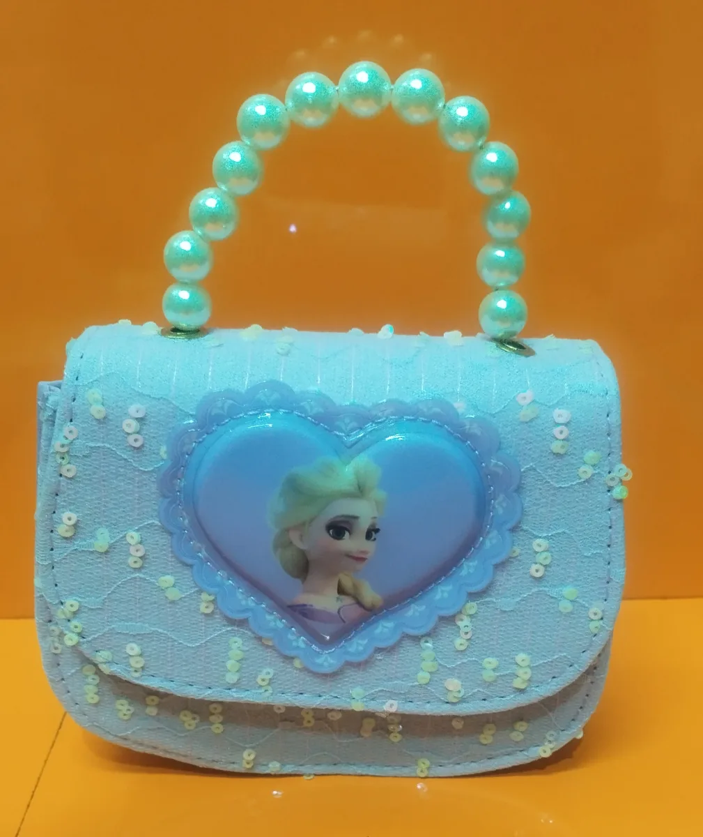 Girls Disney Frozen Elsa Heart-Shaped Design Mini Handbag / Crossbody Bag