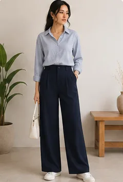 Elina Wide-Leg Trousers