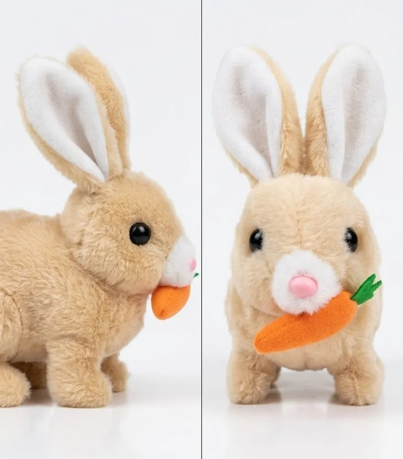 Battery Operated Walking & Sounding Rabbit Toy