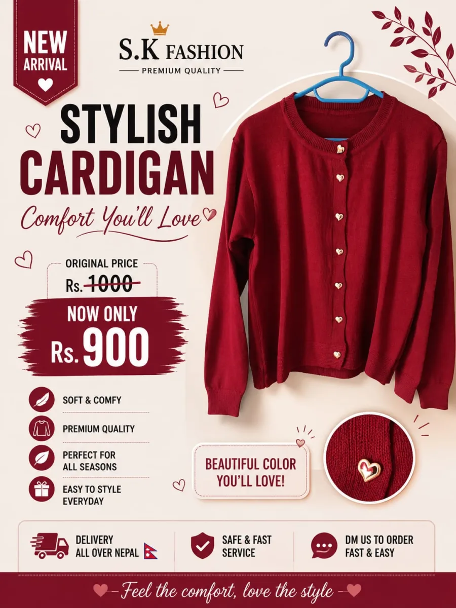 Love bottons cardigan
