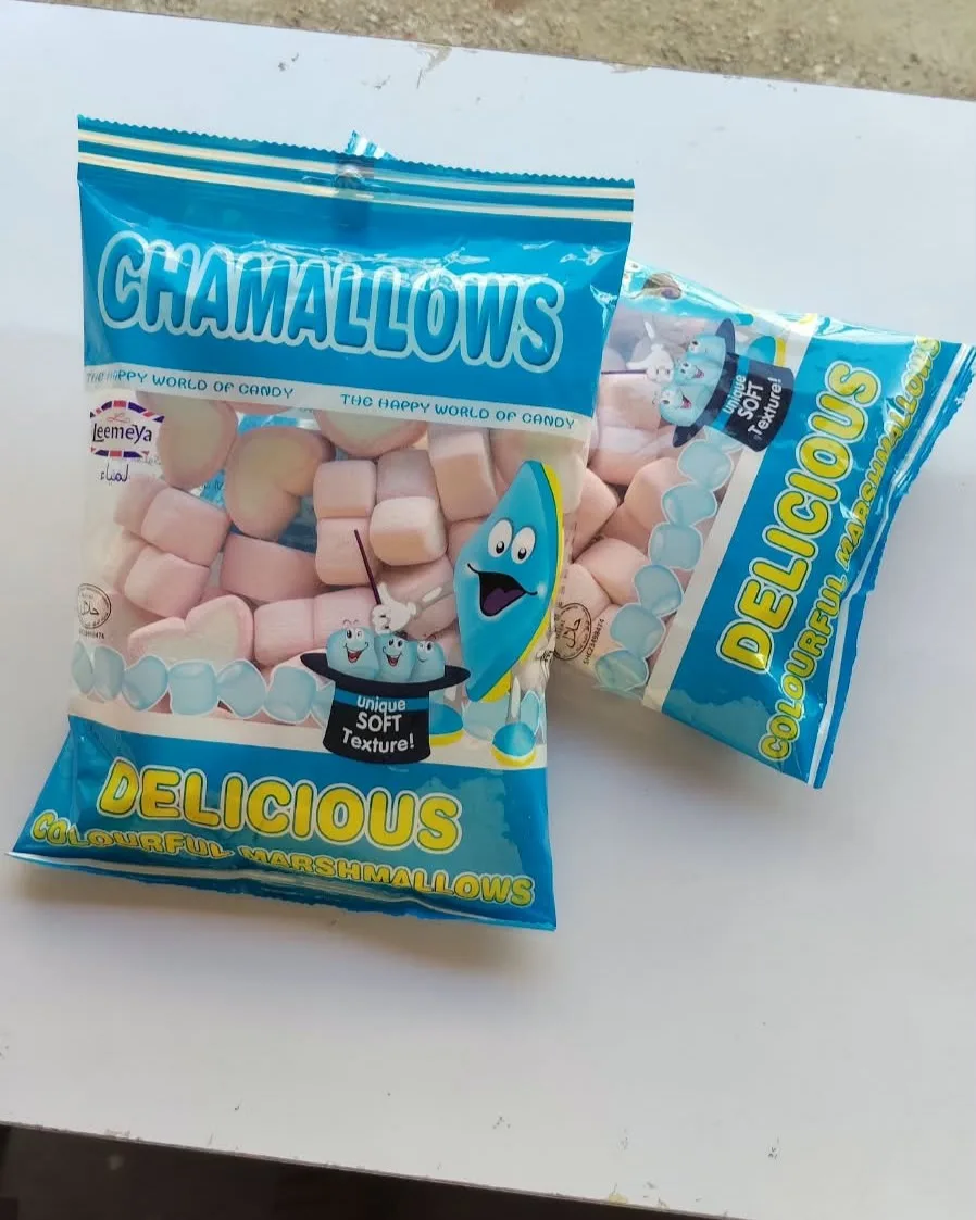 Leemeya Chamallows Colourful Heart Marshmallows – Fluffy, Soft & Sweet Confectionery Treat (140 gm)
