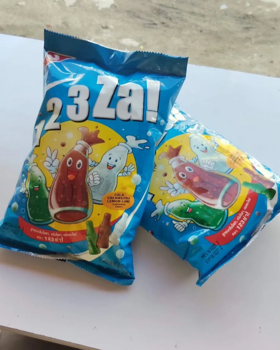 123 Za! Assorted Flavoured Soda Candy (330g) – Fizzy, Fun & Bursting with Flavor
