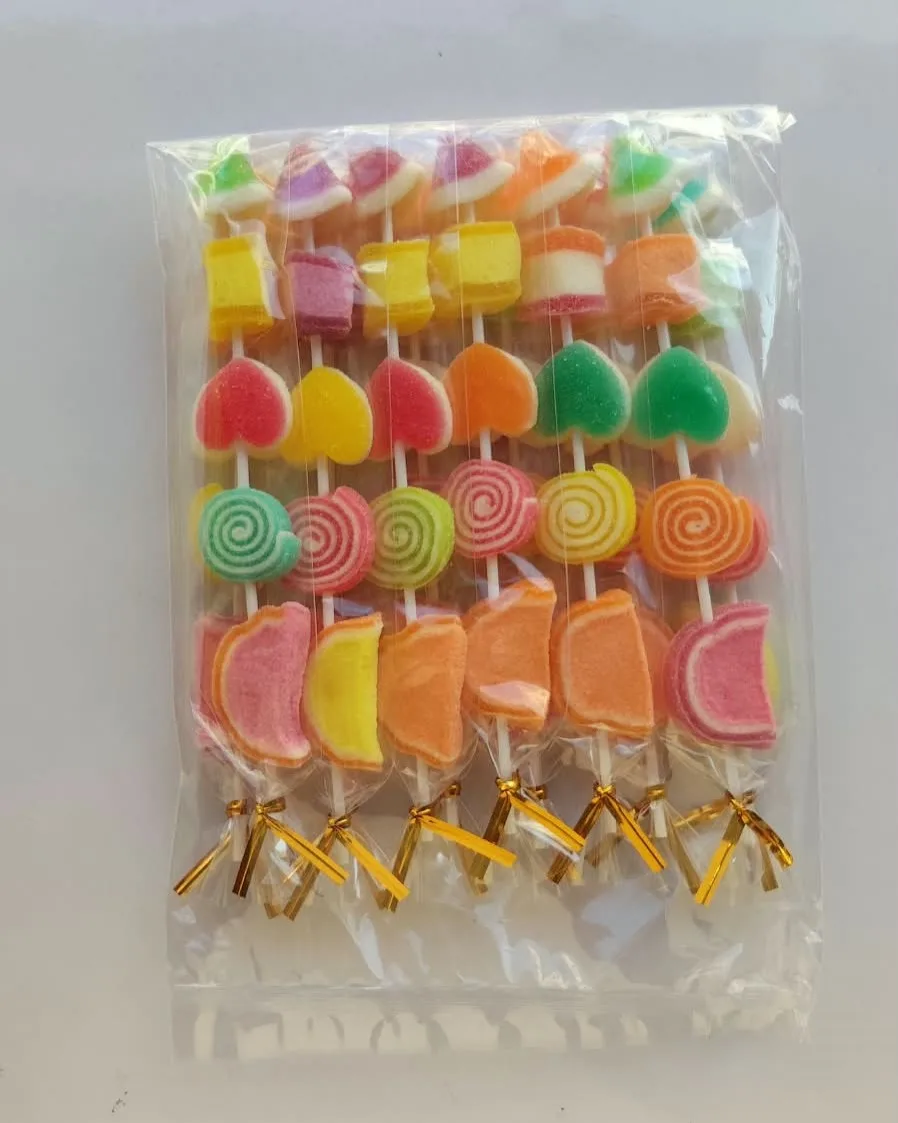 Assorted Fruity Jelly Candy Skewers (BBQ Candy Sticks) – Sweet, Chewy & Fun Party Treat (200 gm)