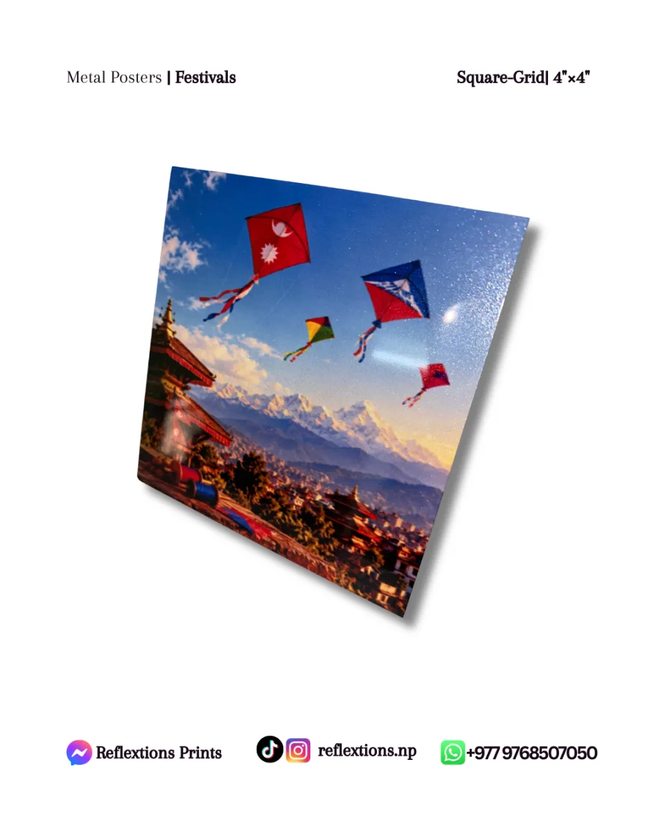 Square Grid-4"×4" | Metal Posters | Festivals